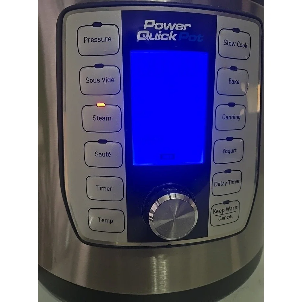 Power Quick Pot 6 Qt Stainless Steel 8-in-1 Multi Cooker One Touch TESTED Works